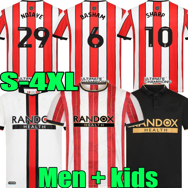 

4XL 22 23 24 SHEFFIELD soccer jerseys Limited Edition Promotion Kit Sander Berge UNITED John Egan Rhian Brewster Anel Ahmedhodzic Jayden Men kids football shirt