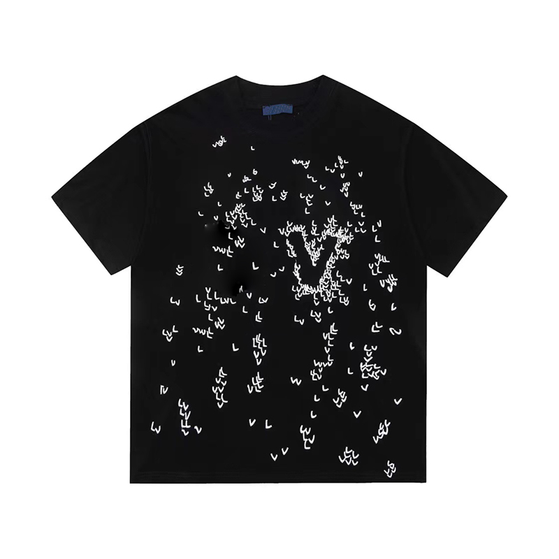 

Men Women Designer T shirts Printed Fashion Man T-shirt Top Quality Cotton Casual Tees Short Sleeve Luxury Hip Hop Streetwear TShirts XS-L 33