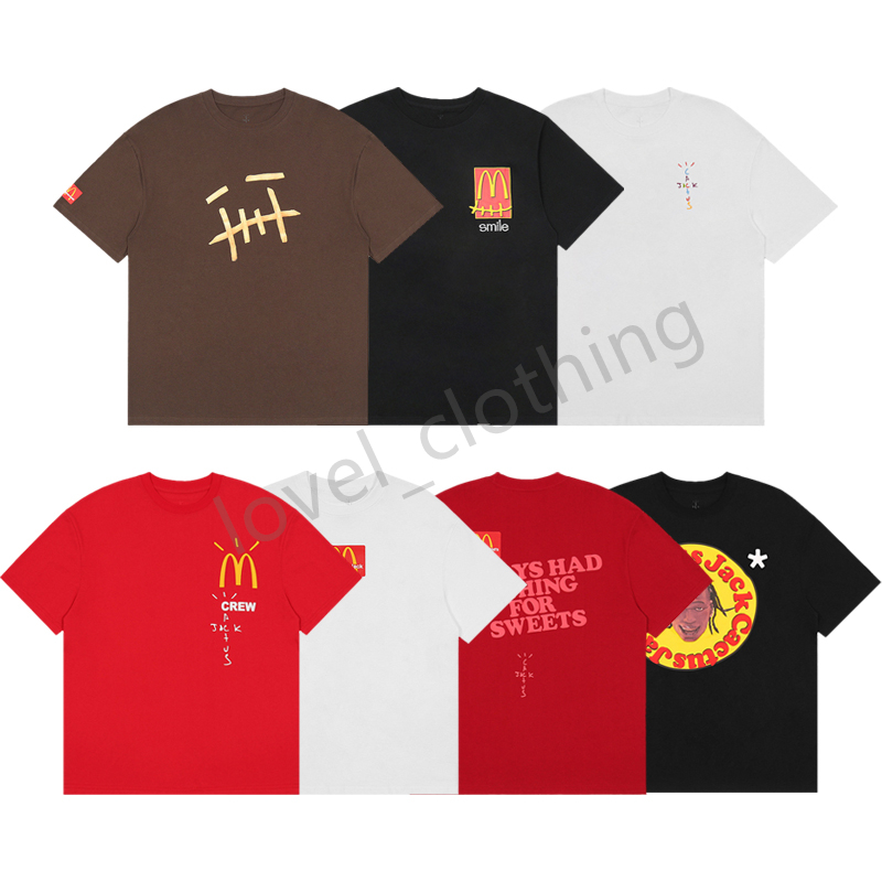 

Travis Mens women T shirts Scott Designer Fashion short sleeve leisure summer streetwear Cottons letter print Sweatshirt Hip Hop tops Clothing