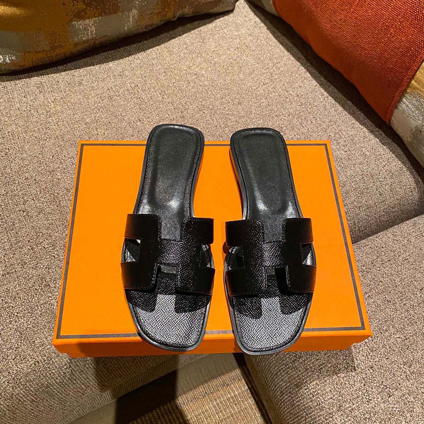 

2023 Pool Pillow Mules Women Designers Sandals Sunset Flat Comfort Mules Padded Front Strap Slippers Fashionable Easy-to-wear Style Slides size 35-45 men womens shoes, #25