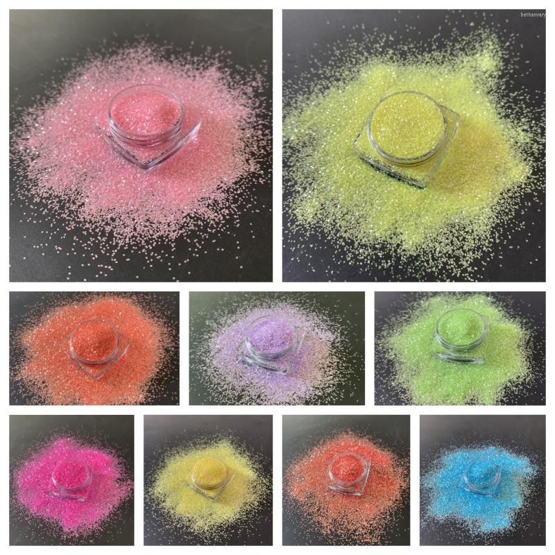 

Nail Glitter 9 Colors Crystal Diamond Powder Candy Color Shiny Pigment Holographic Glass Micro Drill Nails Art Decoration