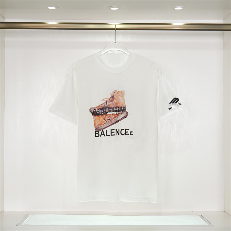 

Fashion Brand Mens T Shirt Glued Letter Pattern Short Sleeve Leisure Loose Womens T-Shirt High Street Couple Clothing Top M-3XL Y12