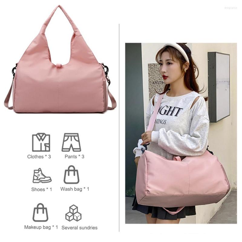 

Outdoor Bags Oxford Fitness Storage Bag Large Capacity Waterproof Yoga Pilates Mat Case Washable Lightweight Foldable For Camping, Blue