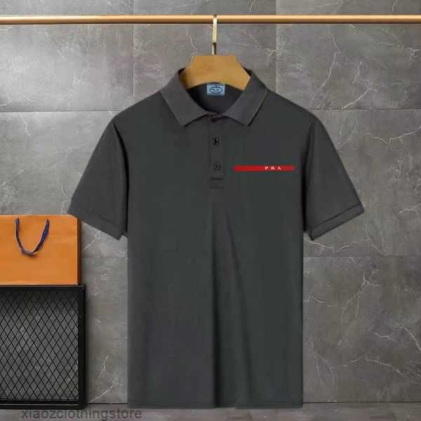 

rts Mens POLO Short Fashion Sleeve Breathable Tops Tees Letter Pattern Print Men Women Summer T Shirts Plus size men's polo shirt -5XL V0GC, Blue2
