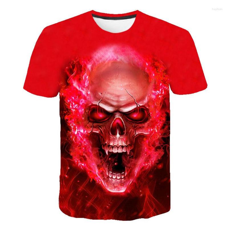 

Men' T Shirts Skull Shirt Men Skeleton T-shirt Punk Rock Tshirt Gun 3d Print Vintage Clothing Summer Tops Plus Size 6XL, 767