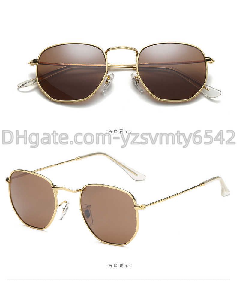 

Luxurys Designer Sunglass Men women Round Sunglasses Adumbral Goggle UV400 Eyewear Classic Brand eyeglasses 3548 Sun Glasses Metal Frame With Box C8SA aa