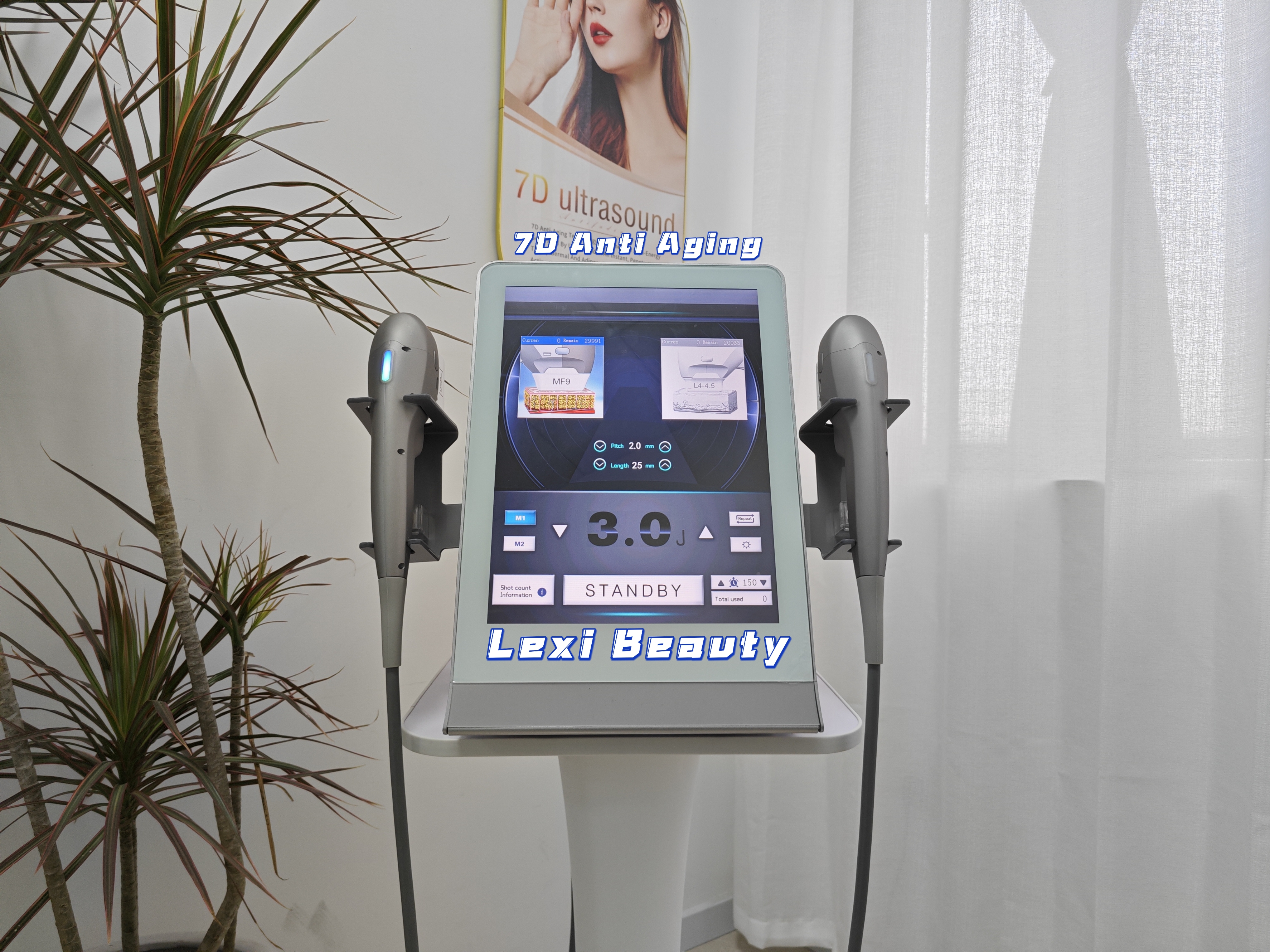 

2023 New 7D Hifu ultrasonic Machine High Intensity Focused Ultrasound Face Lift Skin Rejuvenation Tightening Body Slimming Wrinkle Removal 7 Cartridges Salon Use