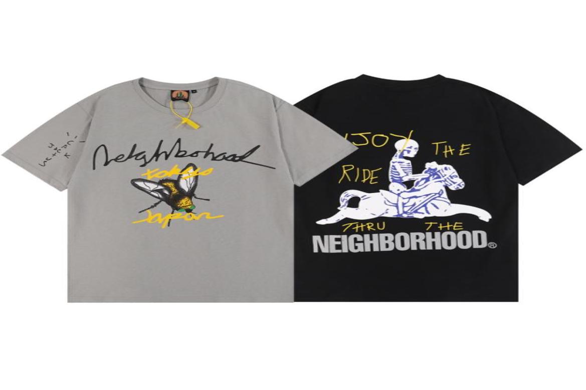 

Men039s TShirts Casual Designer Men039s Cotton T Shirt Fashion Printing Men And Women Couple Students Round Neck Short Slee9502043, Black