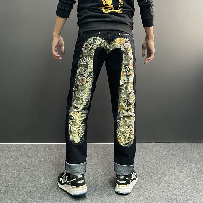 

Men's Jeans Men Cargo Harajuku Streetwear Large M Printed Baggy Y2k Casual Pants For 2023 Vintage Clothes