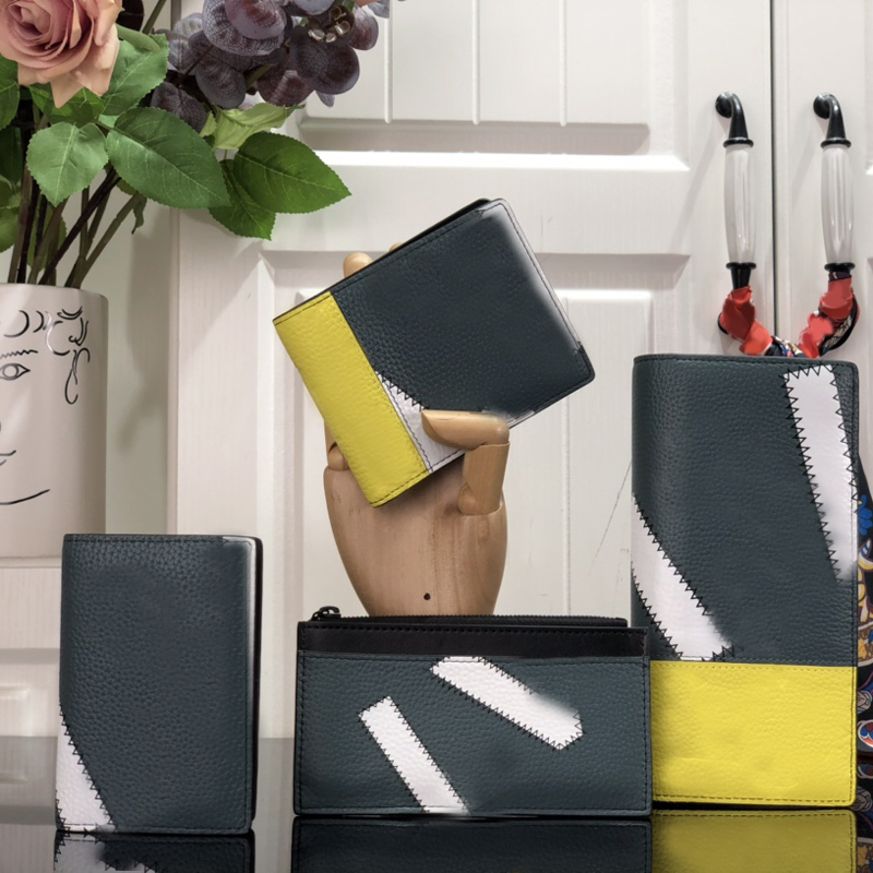 

Slender Wallets brazza Clutch Bag Handbag Coin Purse Fashion Casual Grain Genuine Leather Bags box W010, Colour