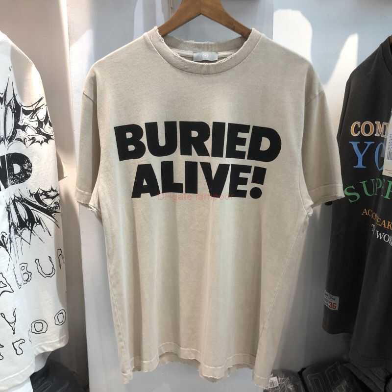 

Designer Fashion Clothing Tees Tshirt Ins Summer American Galleryes Depts English Slogan Tshirt Mens Womens Loose Hip Hop Round Neck Short Sleeve Fashion Tops for sa, Apricot