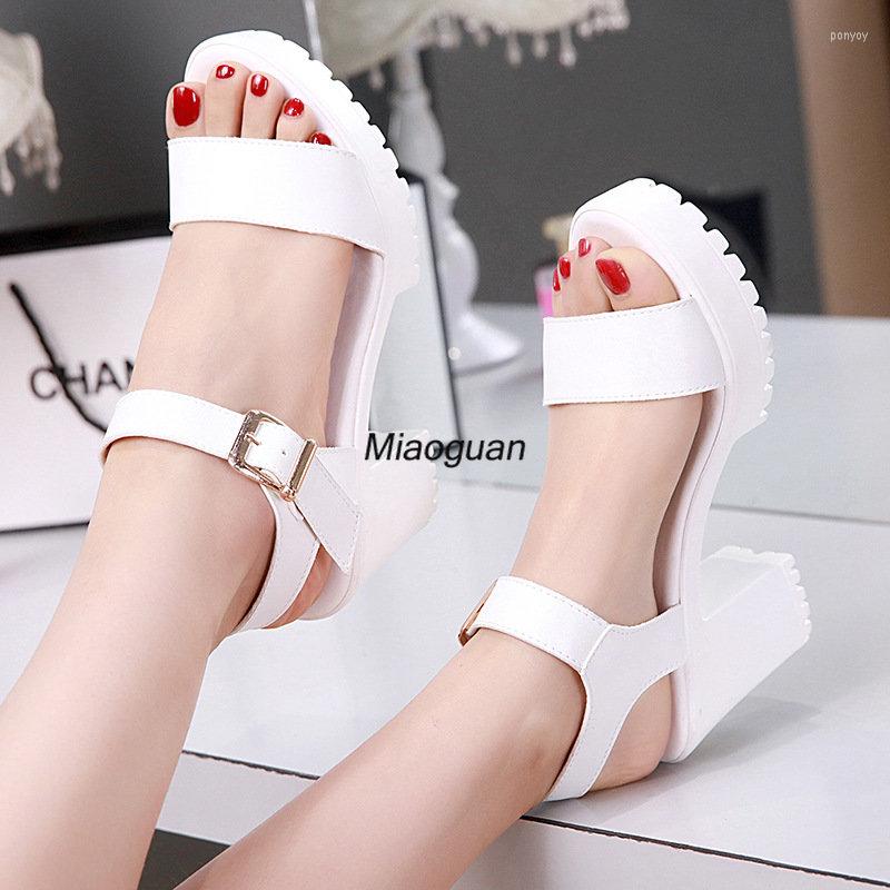

Sandals Size 34-43 Fashion Peep Toe Women's Summer 2023 Female Wedge Heels Platform Wedding Shoes Bride Ladies Roman, 2- white 6cm