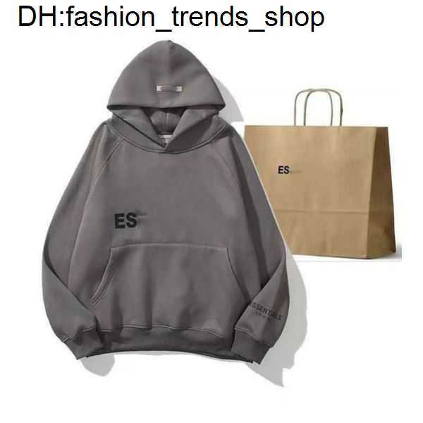 

Mens Womens Designer Essentail Hoodies Sweatershirts Suits Streetwear Pullover Sweatshirts Double Thread High Street Pure Cotton Thin Sweater Loose Top Yn22 21, Silver