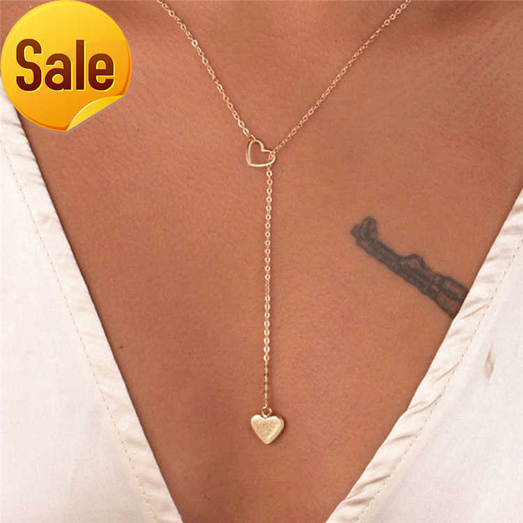 

Simple Design Alloy Long Choker Women Pendant Jewelry Necklace For Women