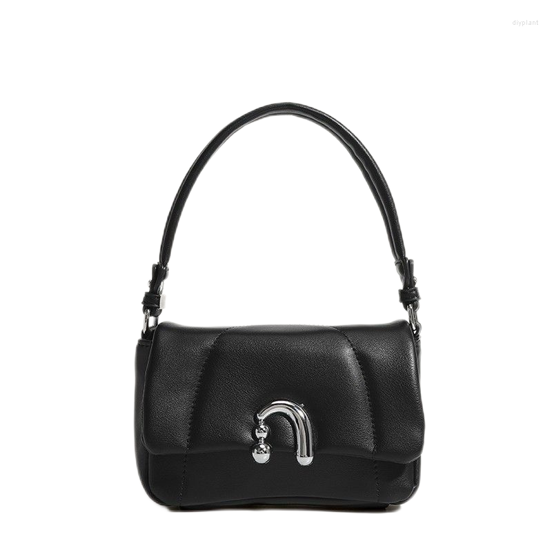

Evening Bags Luxury For Women Shoulder Bag 2023 Designer Handbags Brand Soft Leather Wallets Leisure Travel Crossbody Underarm, Black