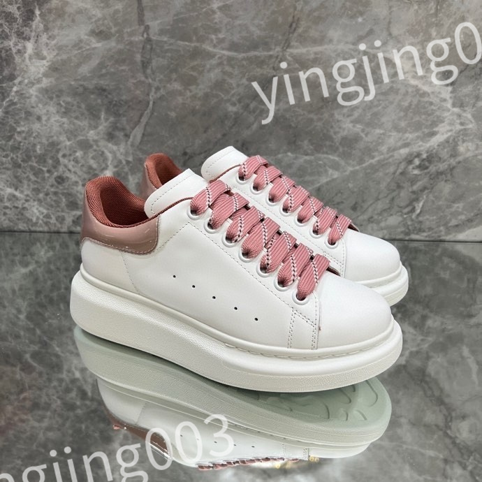 

2023 new top Hot Luxury Men's Ladies Casual Shoes Fashion Leather Colorblock Flat Street Couple Sneakers Outdoor Running Shoes 39-46 Sizes, 03
