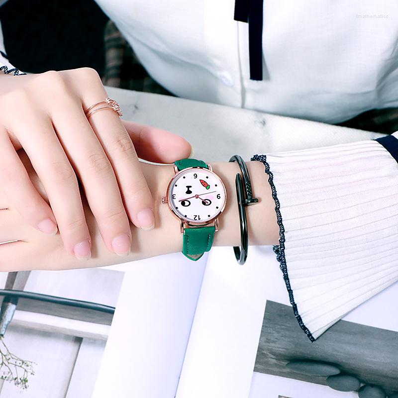 

Wristwatches Watch Girl Middle School Student Korean Edition Simple Fashion Small Couple Versatile Little Fresh Harajuku Fengsen Women'