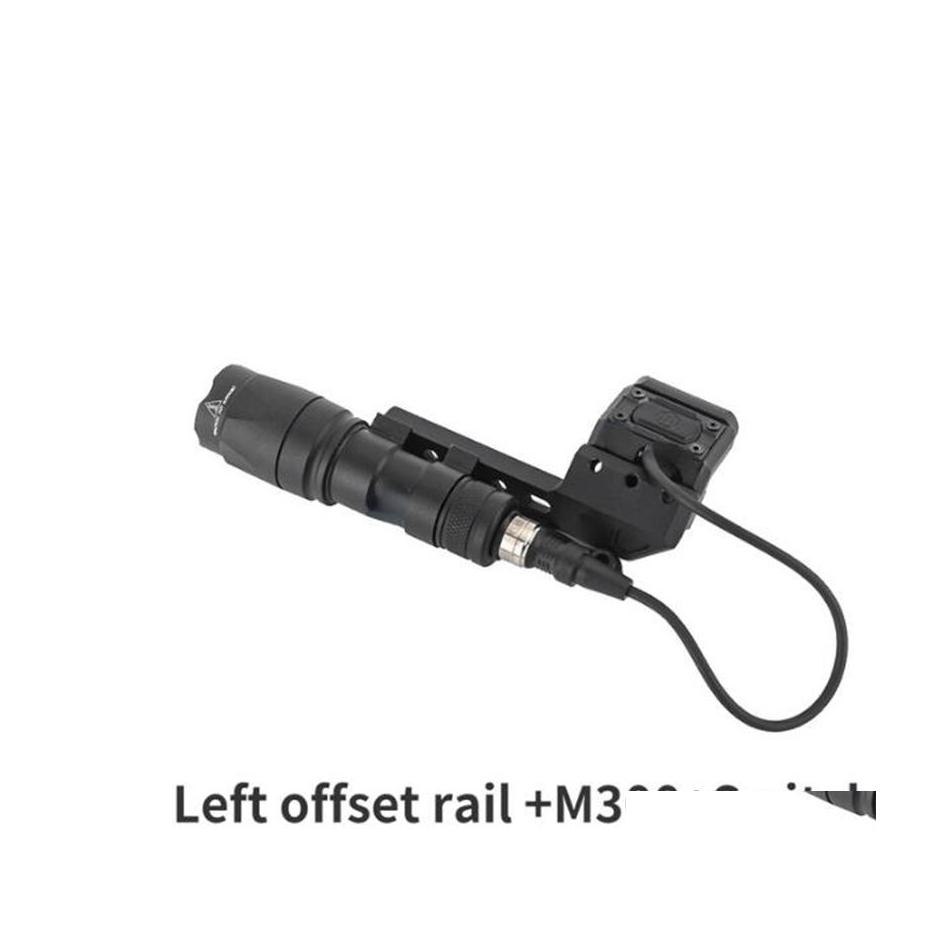 

Gun Lights Pressure Switch Modbutton Lightwing Adapter Mount Surefir M300A M300 Tactical Hunting Flashlight Airsoft Picatinny Rail D Dhfuv