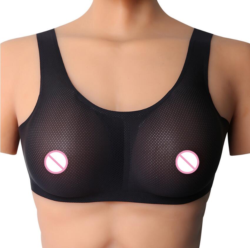 

Costume Accessories B C D E cup with teardrop-shaped fake Breast From Underwear Sets Bra fake Boobs chest For drag queen Crossdr, Nude