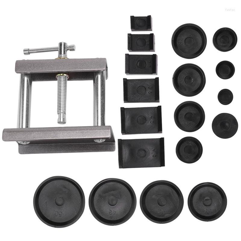 

Watch Repair Kits Desktop Case Press 18 Dies Front Back Cover Screw Presser Close Watchmakers Kit Tools