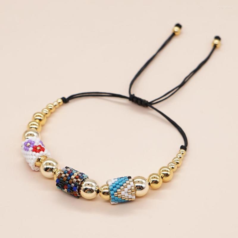 

Link Bracelets Go2boho 18K Gold Plated Beaded For Ladies Beach Jewelry Pulseras Y2k Bijoux Femme 2023 In Fashion