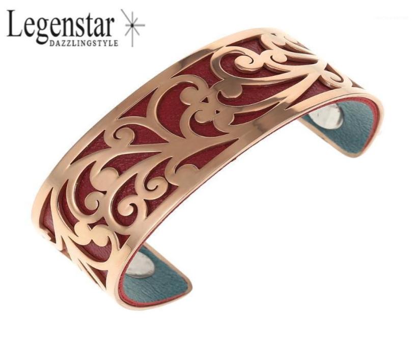 

Bangle Legenstar Stainless Steel For Women Jewelry Gold Color Open Bracelet Adjustable Reversible Leather Cloud Pulseira18656210