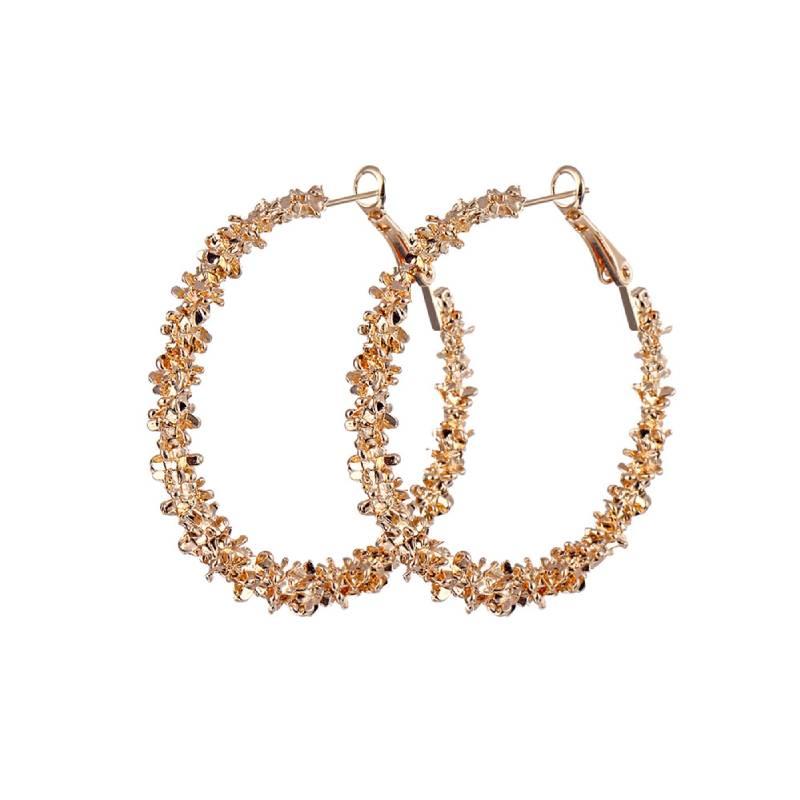 

Hoop Earrings & Huggie Stylish Lady Big Fashionable Women Party Accessories Sliver Color/Gold Color Circle Trendy JewelryHoop