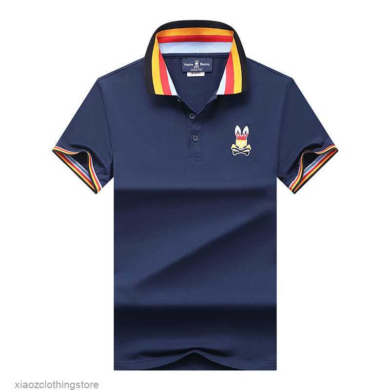 

Fashion Mens POLO Shirt Rogue Summer Rabbit Print Short Sleeve High Quality Brand Couple Cotton Casual T-Shirt Colors Size -3XL JDMZ, Customize