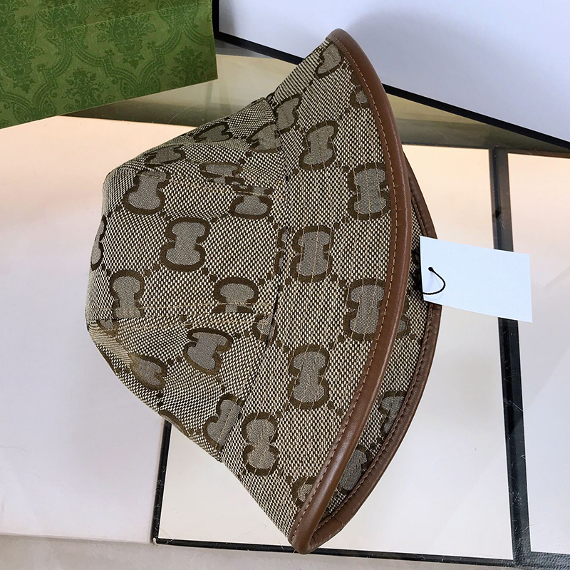 

Luxury designer bucket hat high quality letter embroidery travel casual fashion style sun cap good nice, No.3