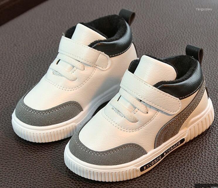 

Athletic Shoes CEK8 Kids Sneakers Boy Spring Autumn Children PU Fashion Color Patch Outdoor Breathable Boys Sport, Black