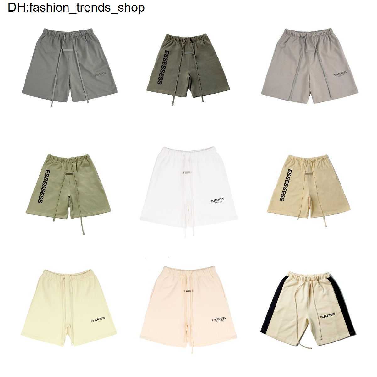

Mens Designer Printed Shorts Essent Unisex Letter Sports Casual Essentail Loose Oversize Style Drawstring Knee Lengh Size1, 20