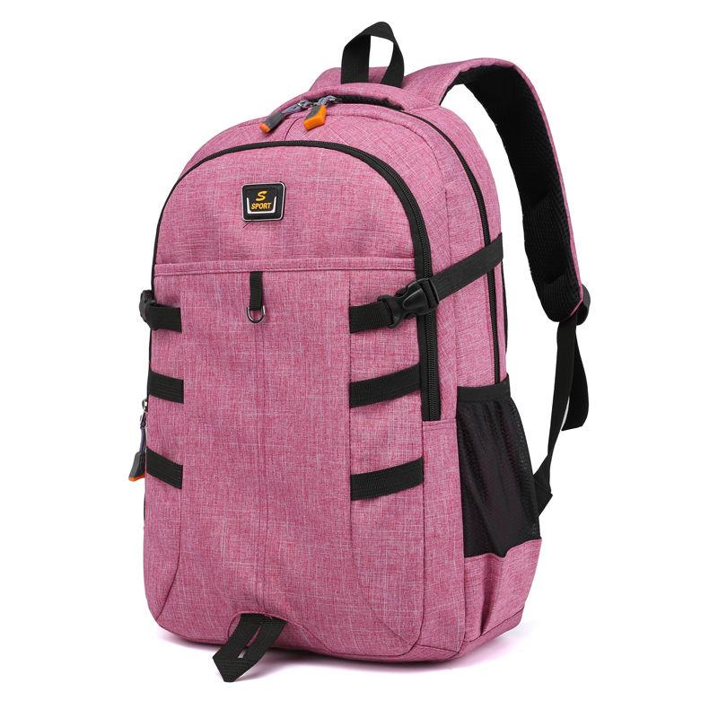 

Backpack Large Canvas Women Backpacks For School Bags Girls Boys Teen Middle University Student Men Bagpack Gray 2023, Pink