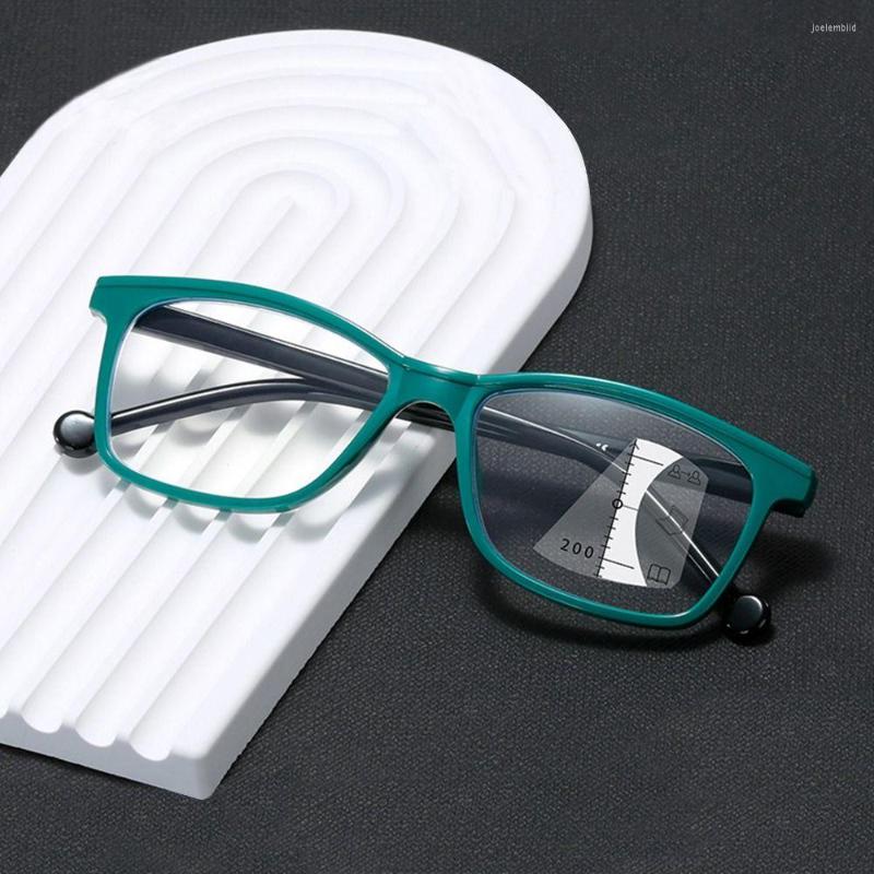 

Sunglasses Office Eye Protection Vintage Frame Ultra Light Glasses Anti-Blue Progressive Multifocal Reading