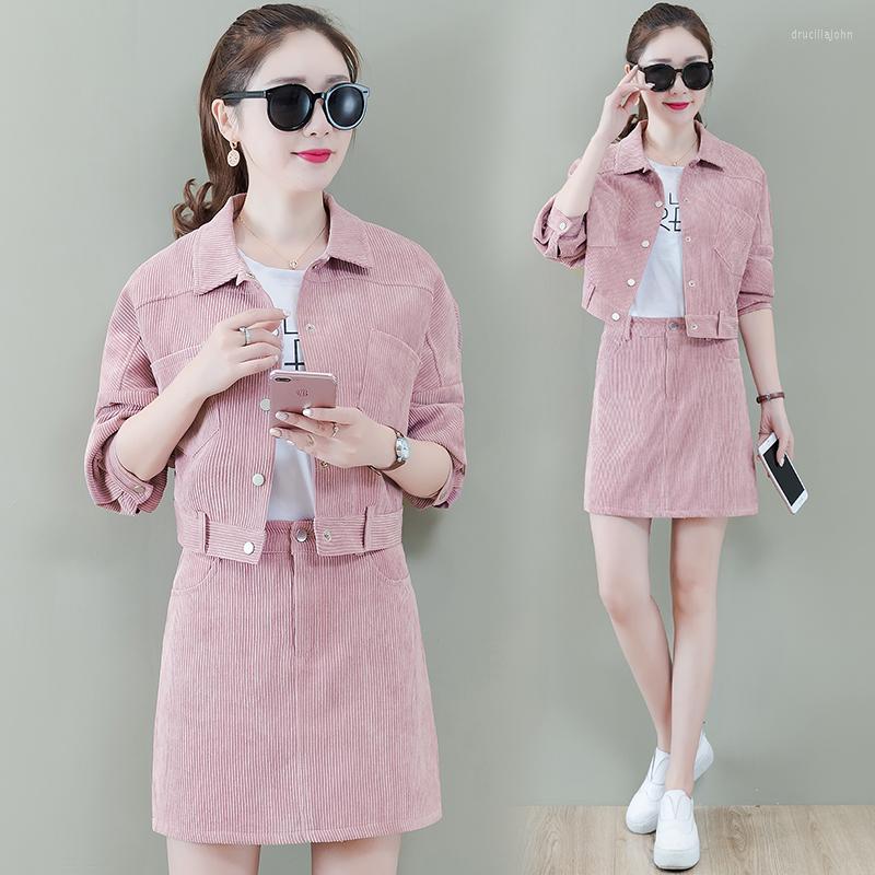 

Work Dresses Top Selling Product In 2023 Spring Autumn Lady Suit Two Piece Set Youth Clothing For Women Fashion Tops And Skirt Trend 1168, Khaki