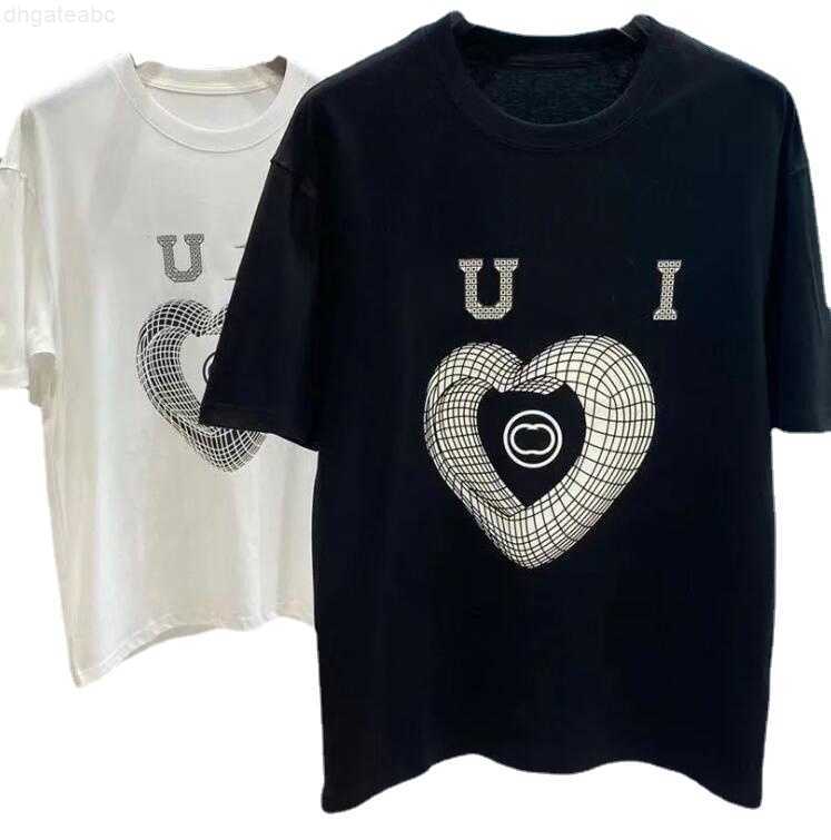 

Mens Tshirts Designer t Men Shirt Women Clothing Graphic Tees Pattern Summer Short Sleeve Tshirt Hip Hop Letters Graffiti Print Loose Rh, White