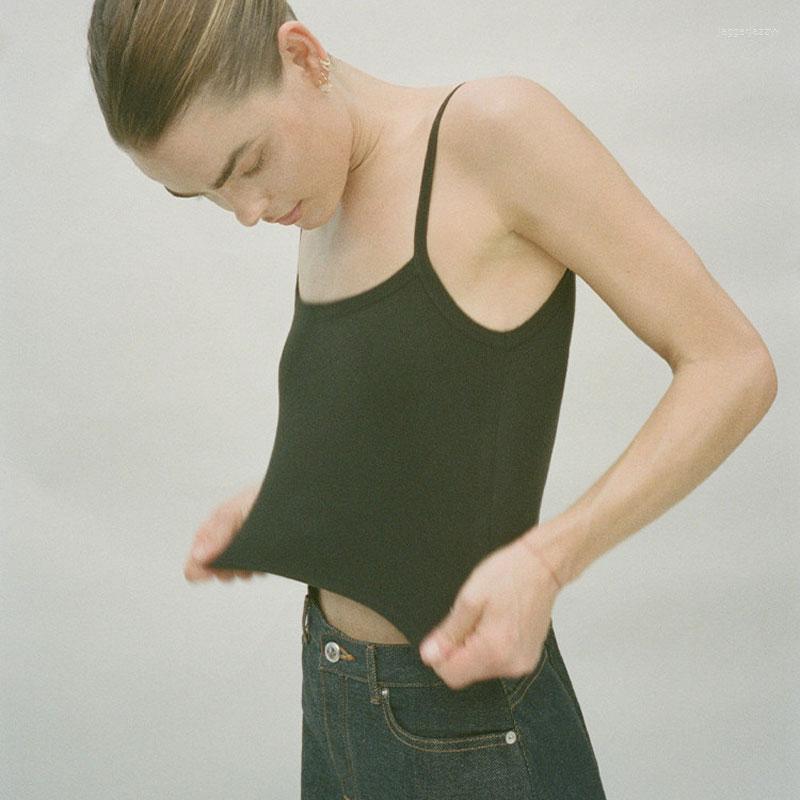 

Casual Dresses Elastic Slim Fit Strap Top Fashion Sexy Women Sling Tops, White