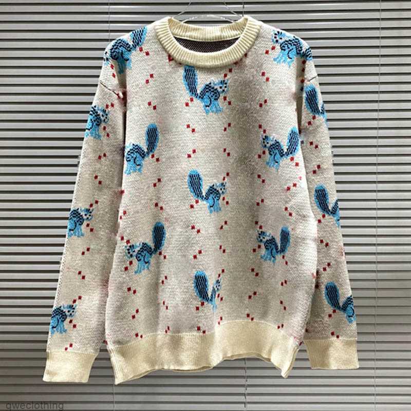 

Sweaters Pullover Mens Love fox Designers Hoodie Long Sleeve Sweater Sweatshirt Knitwear Embroidery print letter Womens Clothing Winter Clothes S- MG2G
