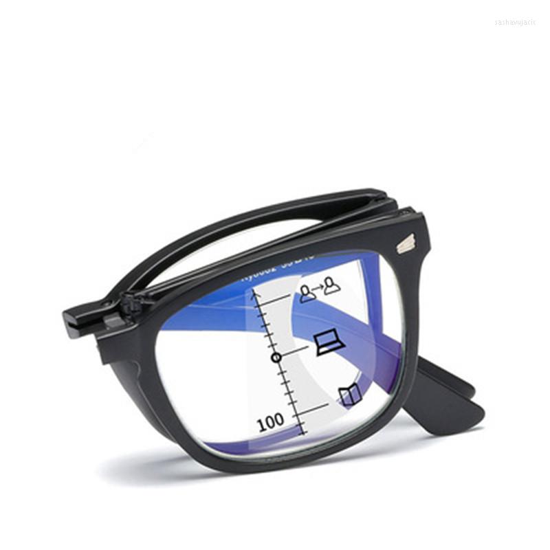 

Sunglasses 1.0 To 4.0 Folding Progressive Multifocal Anti Blue Ray Presbyopia Glasses Men's And Women's Zoom Reading 2023