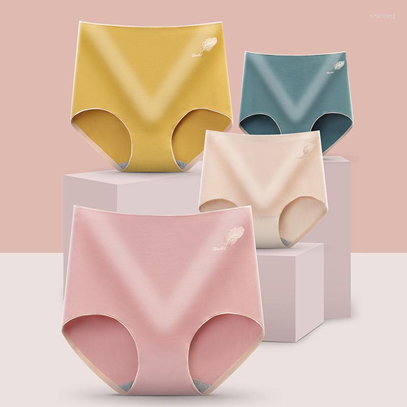 

Women's Panties Women's Cotton Solid Color Seamless Underwear Plus Size Comfortable Briefs Sexy Hip Raise High Waist Underpants Lingerie, Pink