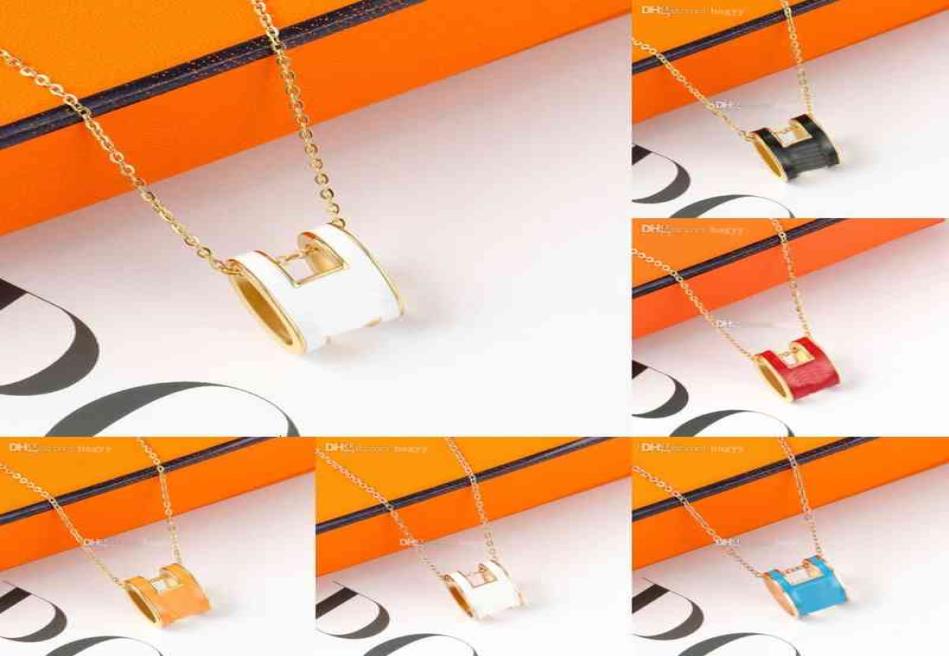 

Designer Necklace H Pendant Necklaces Gold Silver Chokers Love Women Screw Necklace Party Wedding Couple Gift Fashion Luxury Jewel2348819