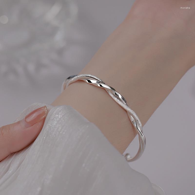 

Bangle TWISTED TWO-WAY BRACELET - Feather For Women In Demand Gift Her Bridesmaid Jewelry & Accessories