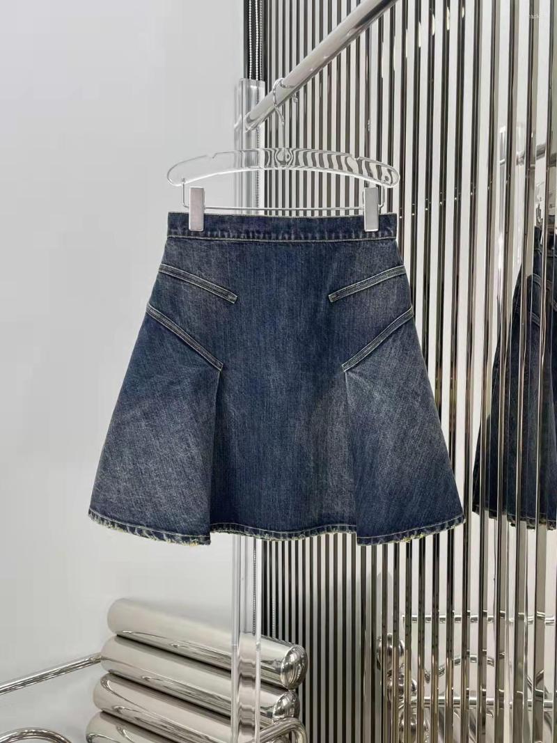 

Skirts 2023 Fashion Good Quality Runway Denim Short Skirt, Photo color