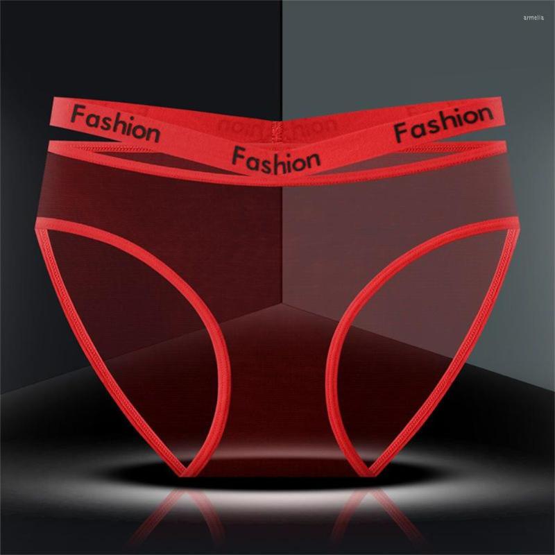 

Women's Panties Independent Waistbelt Sexy Briefs Women Underwear Black Light Net Yarn Ladies Transparent Erotic Lingerie