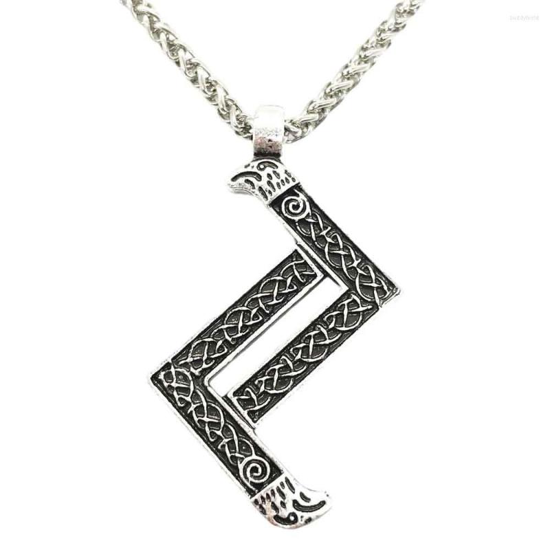 

Pendant Necklaces Nostalgia Viking Rune JERA Yggdrasil Raven Amulet Witchcraft Goth Vintage Necklace Men Women