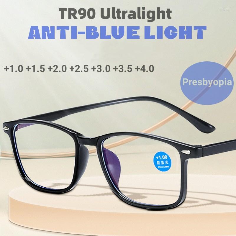 

Sunglasses 2023 Trendy Ultralight TR90 Farsight Eyewear For Elderly Anti-blue Light Presbyopia Reading Glasses HD Lens Men Women Eyeglasses