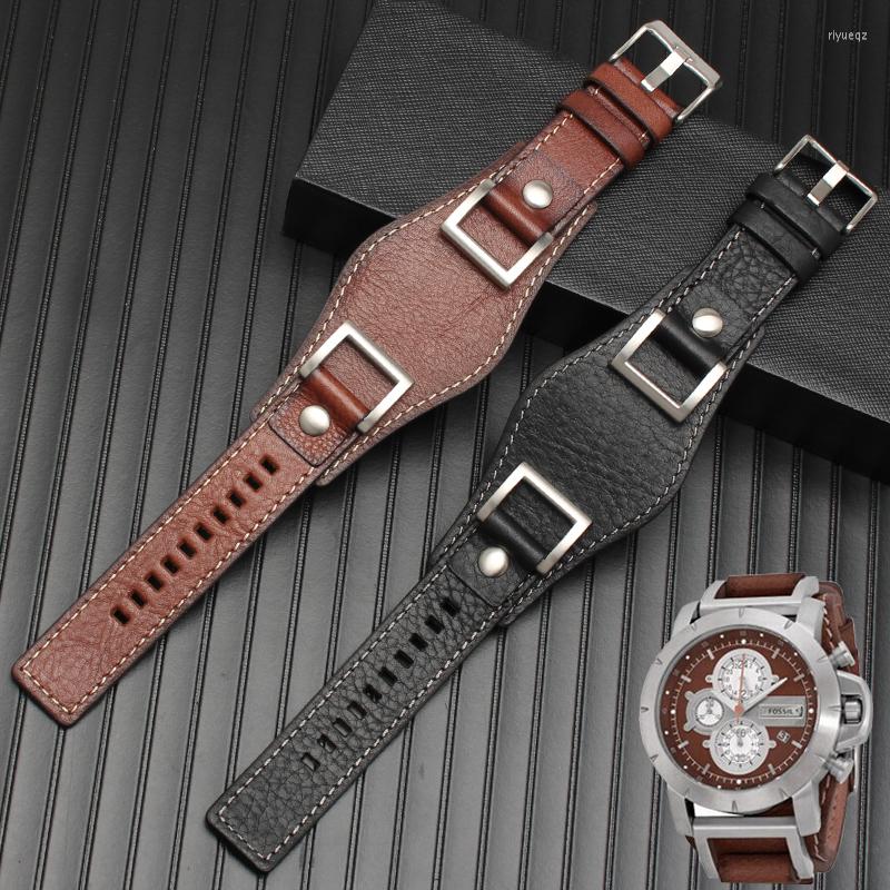 

Watch Bands High Quality Watchband 24mm Men Strap Cowhide Bracelet For JR1156 JR1157