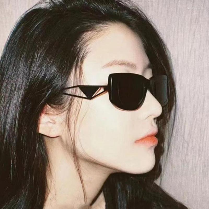 

Sunglasses 2023 Fashion Luxury For Women Metal Hollow Legs Street Wear Summer Outdoor High Quality Decoration Black Shade