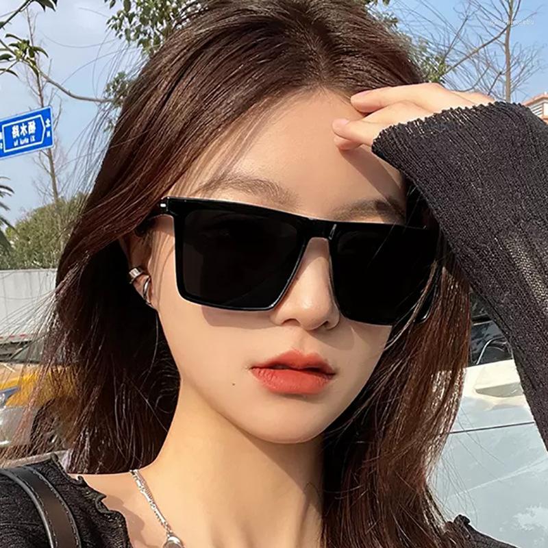 

Sunglasses 2023 Men Fashion Trend Simple Women Casual Eyeglass Sunshade Glasses Square Classic Vintage Large Frame Eyewear UV400