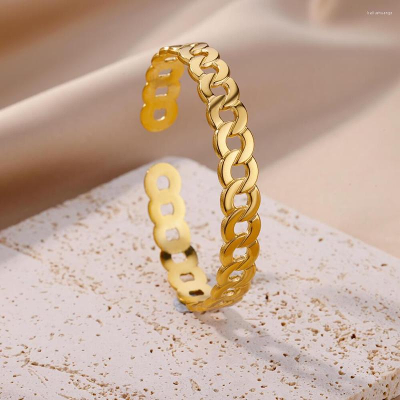 

Bangle Bracelets Y2k Bracelet Stainless Steel Women's Jewelry 60 Mm Width Elastic Charm Fashion