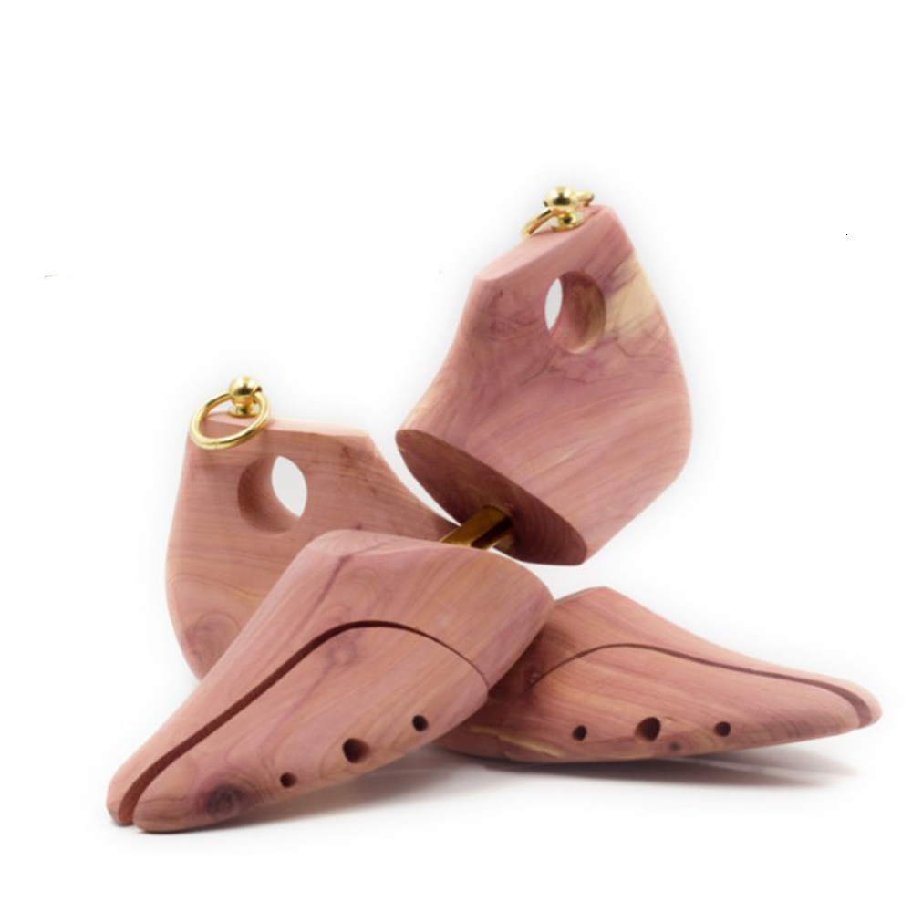 

Shoe Parts Accessories 1 Pair Red Cedar Wood Adjustable Shaper Men's Tree Stretcher Support For Men Boot Expander Device 230512